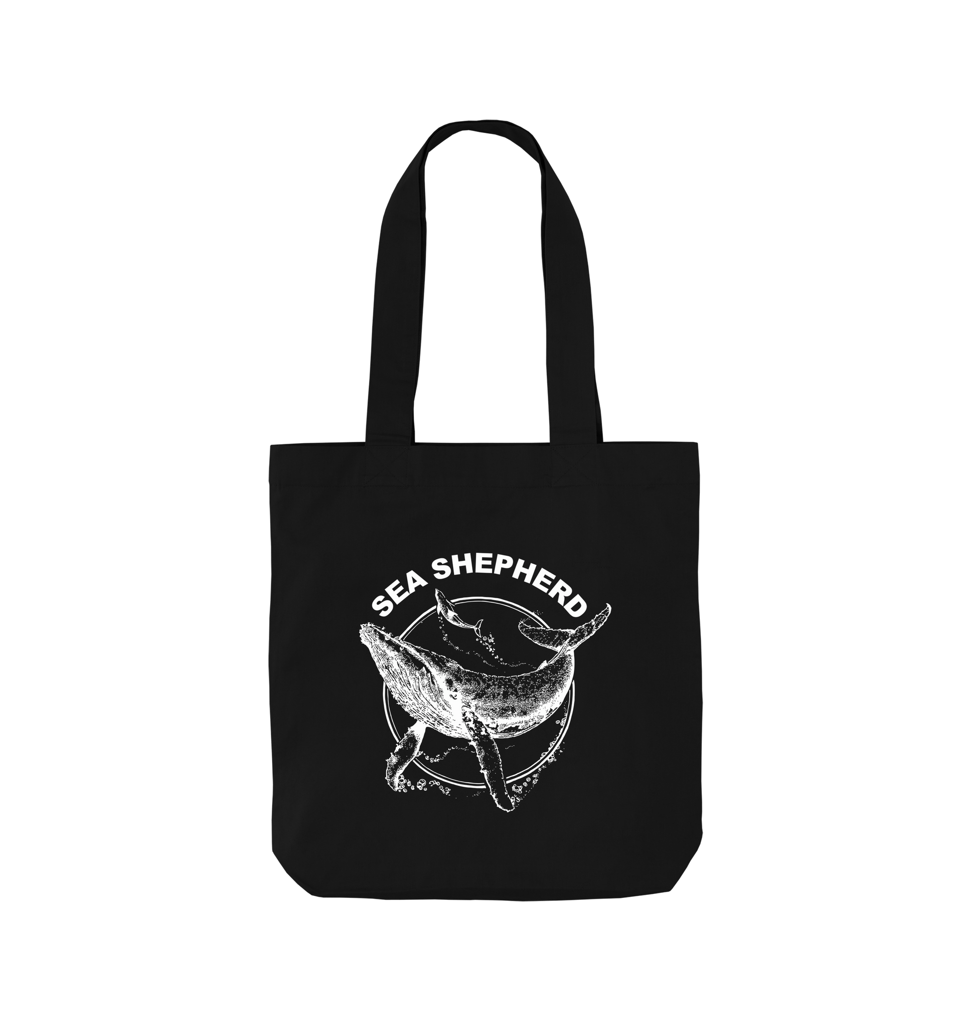 Black Printed Bag