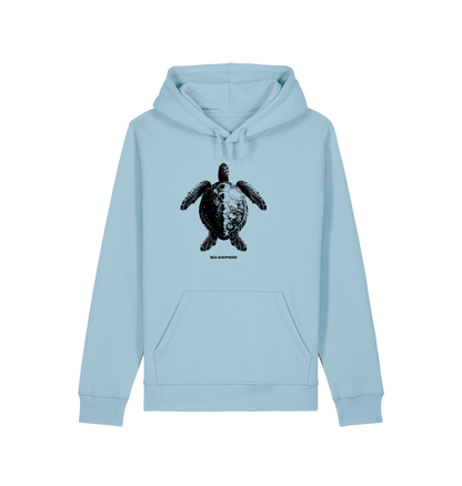 Sky Blue Printed Hoody