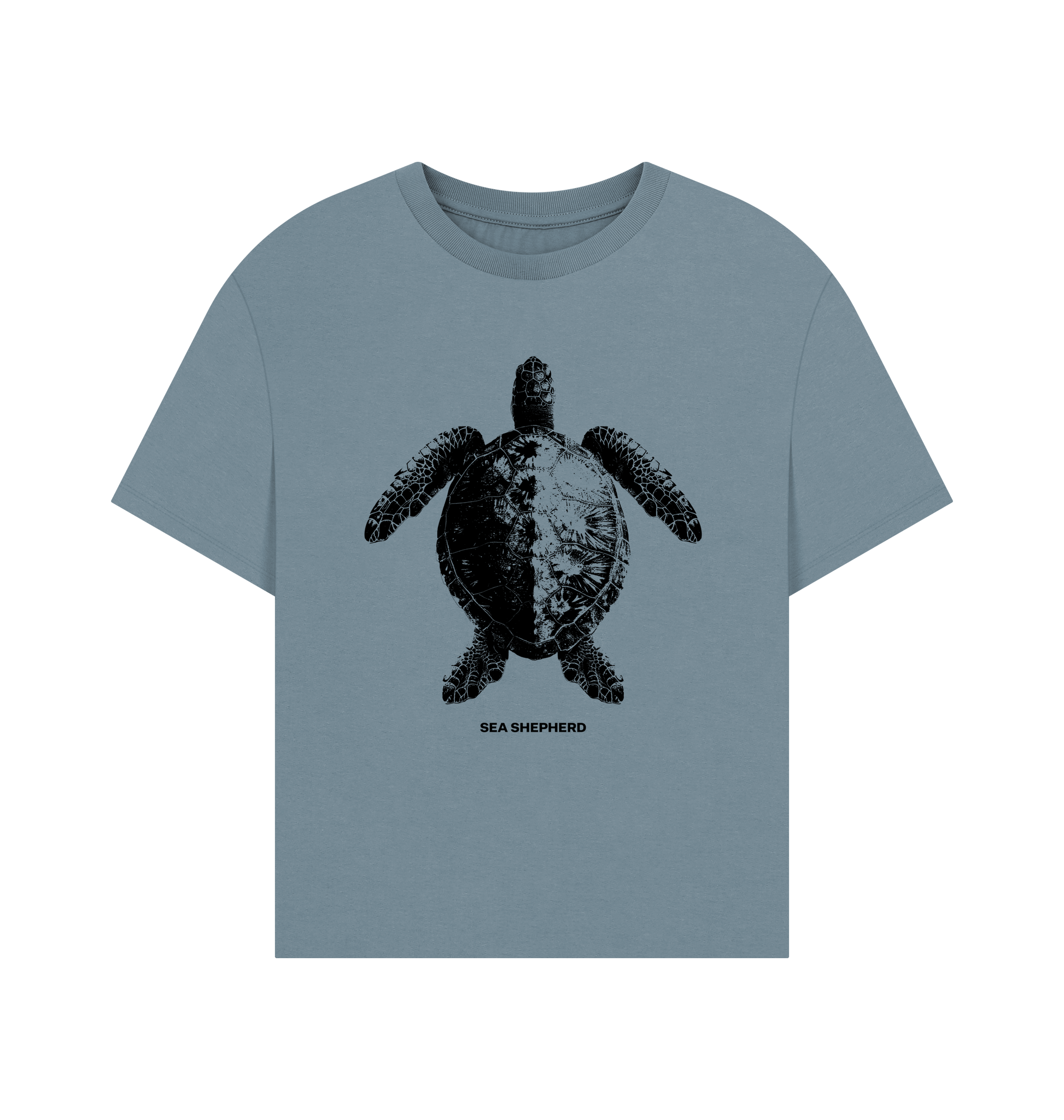 Stone Blue Printed T-shirt
