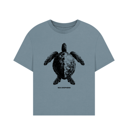 Stone Blue Printed T-shirt