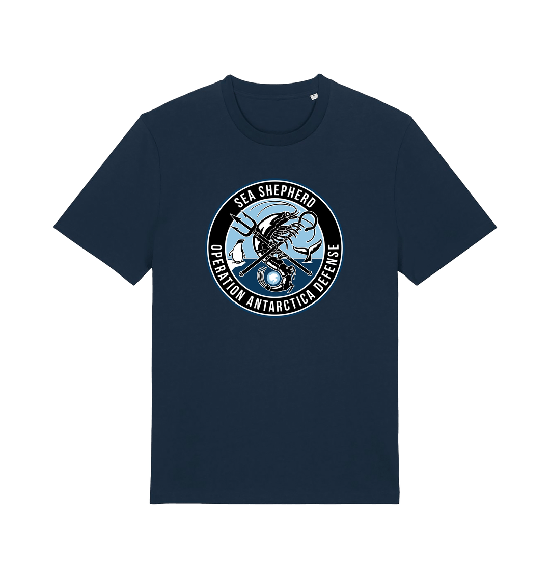 French Navy Printed T-shirt Front
