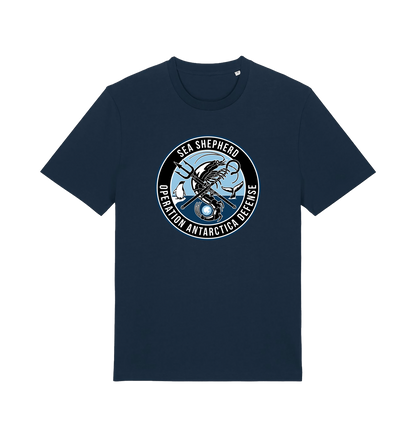 French Navy Printed T-shirt Front