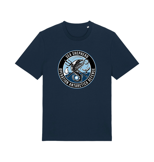 French Navy Printed T-shirt Front