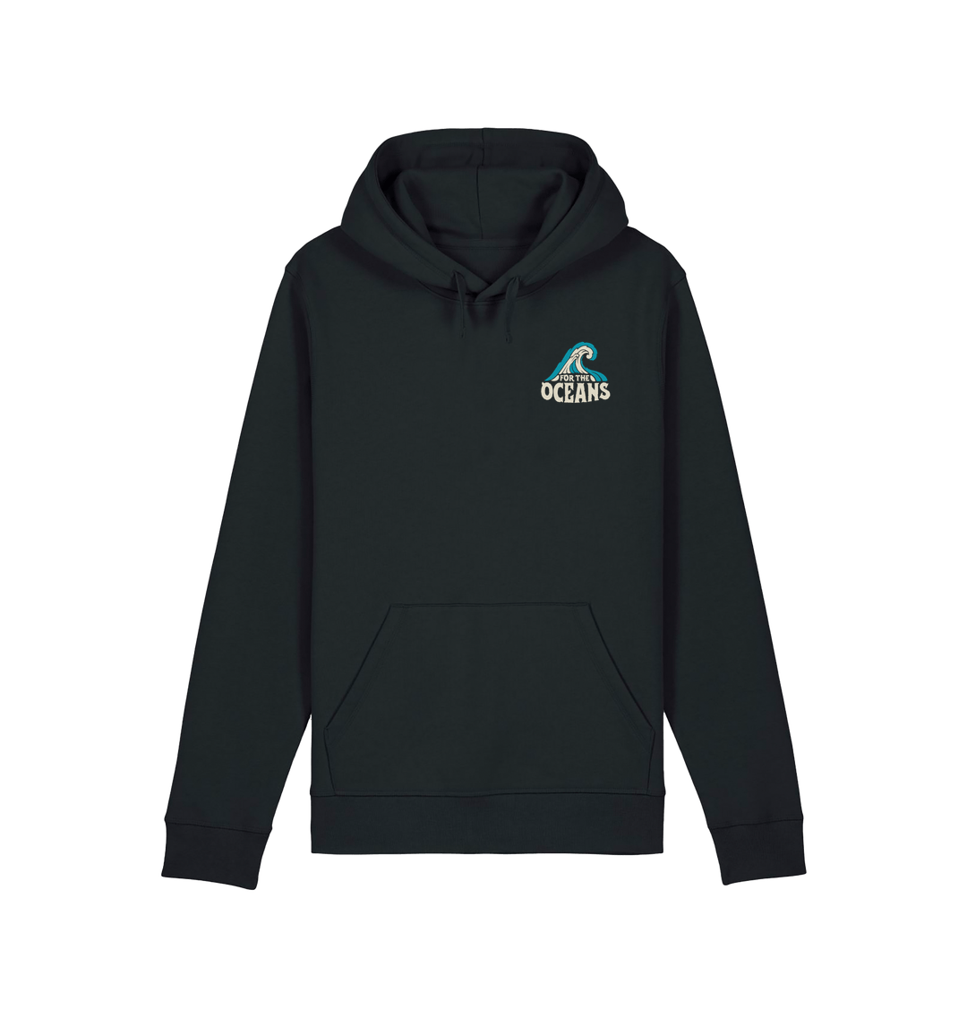 Black Printed Hoody