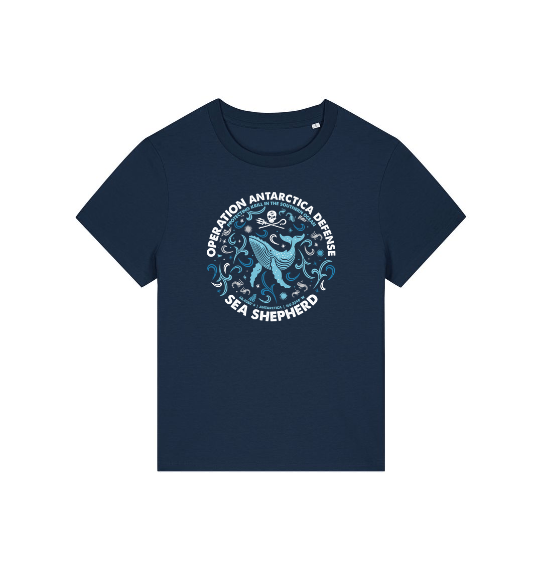 French Navy Printed T-shirt Front