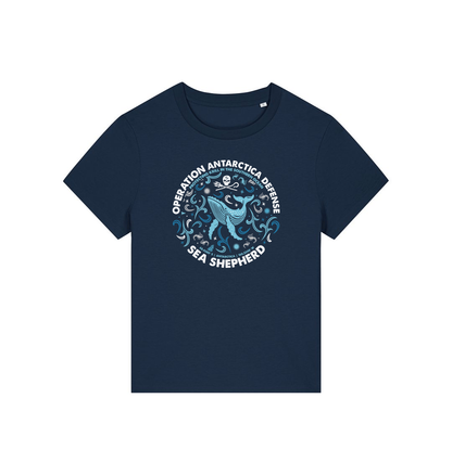 French Navy Printed T-shirt Front