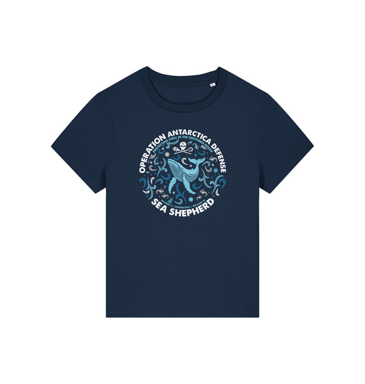 French Navy Printed T-shirt Front