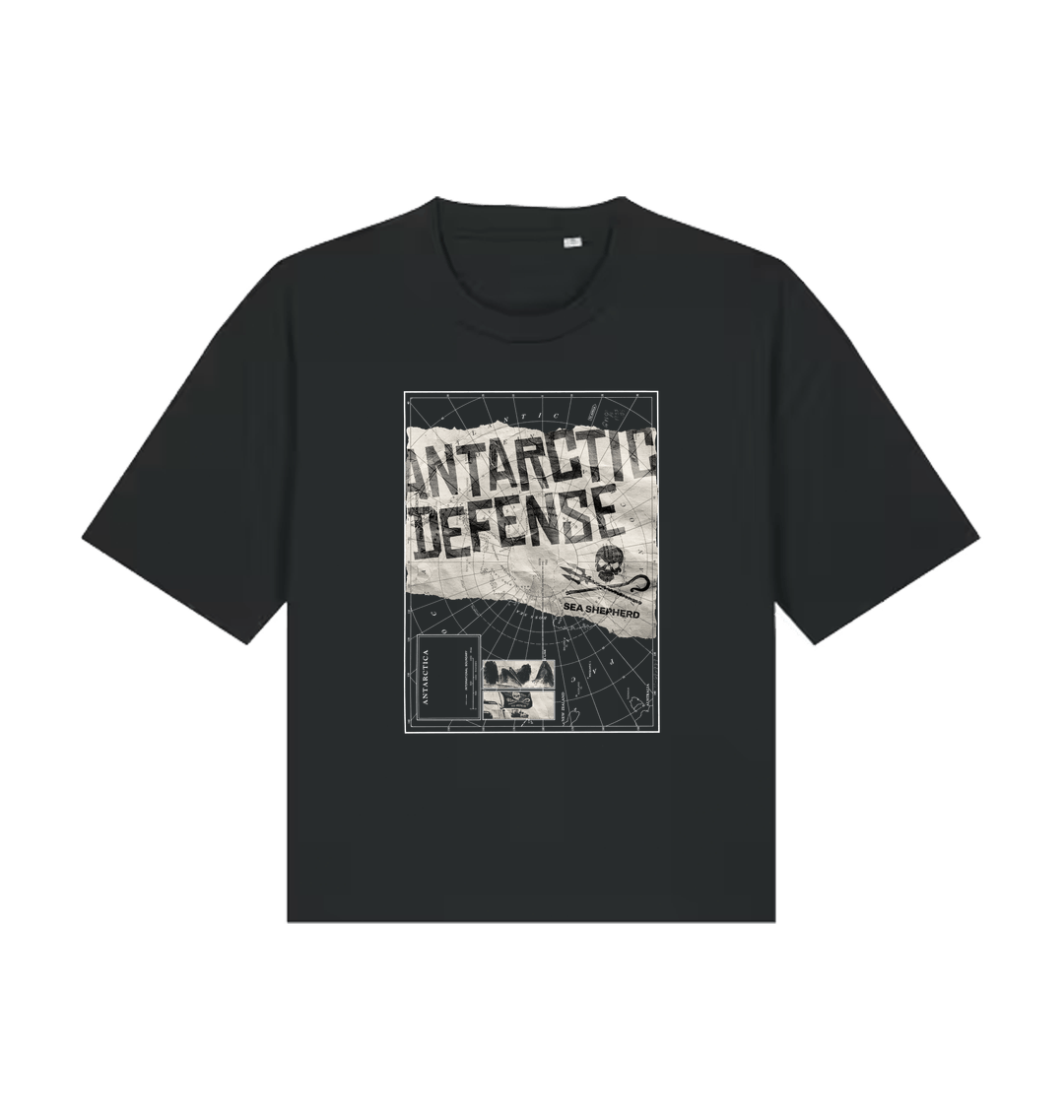 Black Printed T-shirt Front