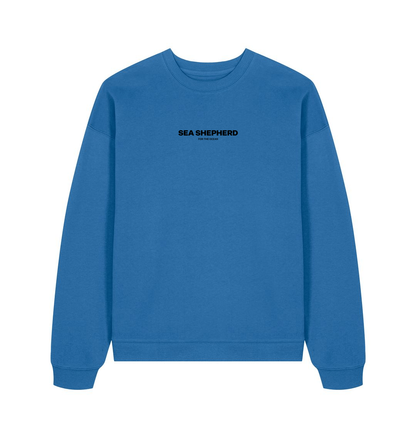 Mindful Blue Printed Sweater Front