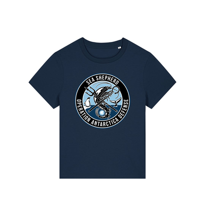 French Navy Printed T-shirt Front