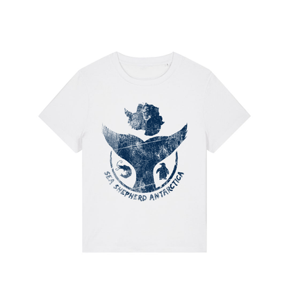 White Printed T-shirt Front