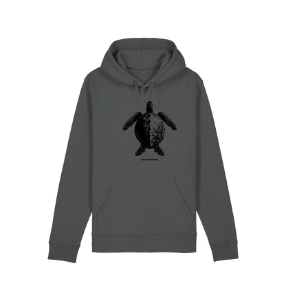 Anthracite Printed Hoody Front