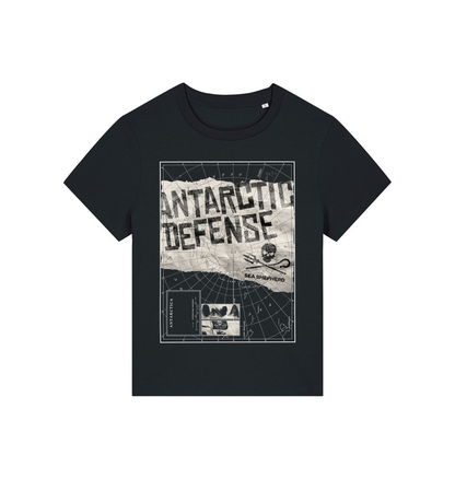 Black Printed T-shirt Front