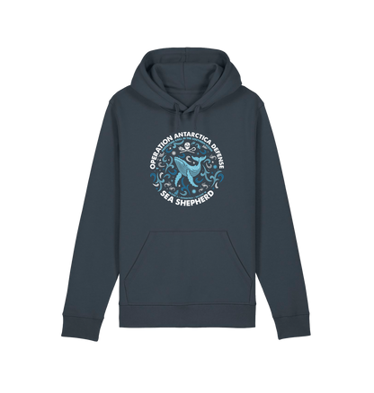 India Ink Grey Printed Hoody Front