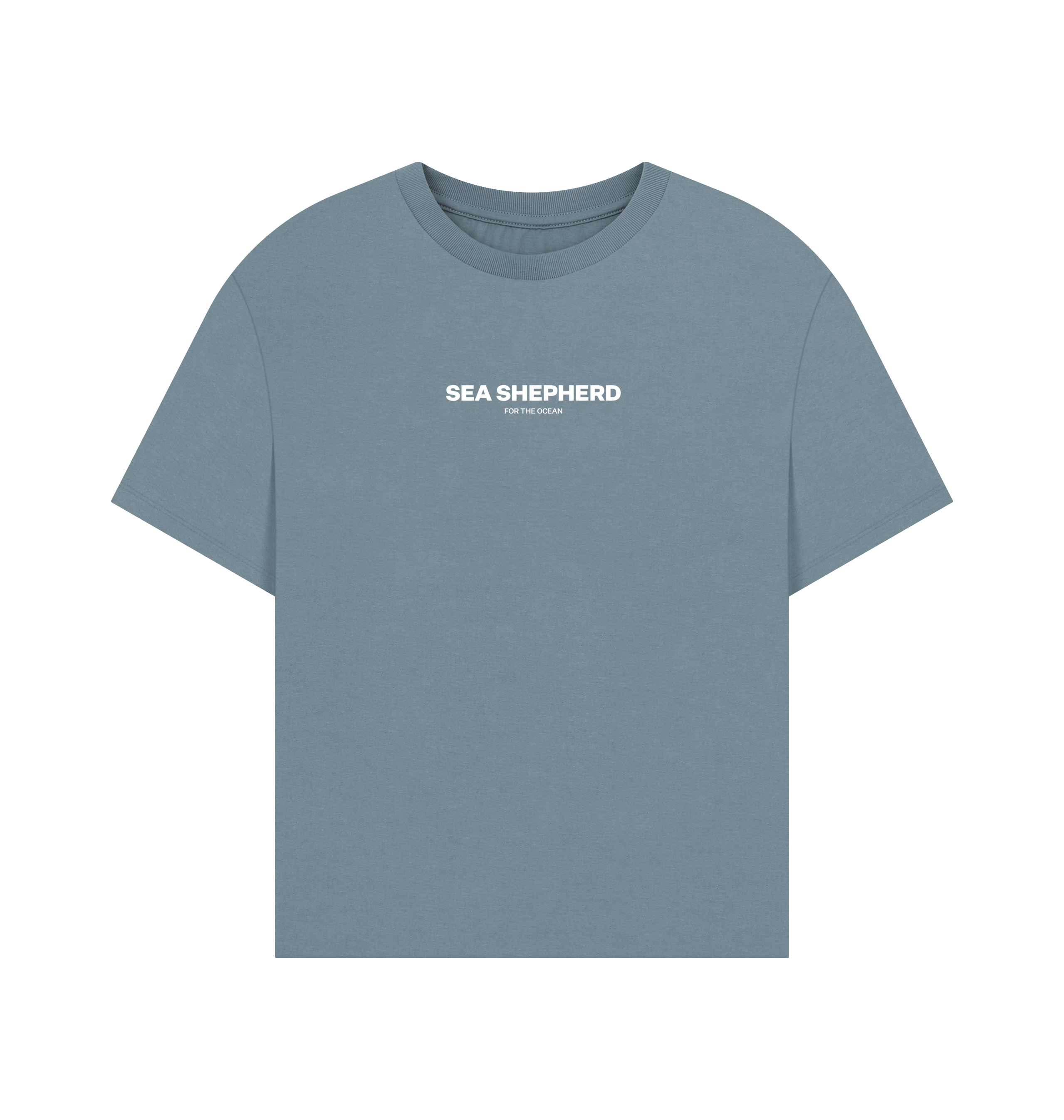 Stone Blue Printed T-shirt