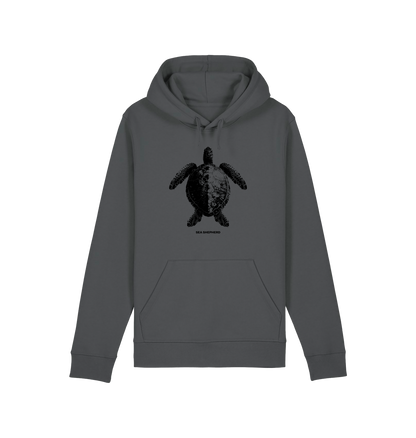 Anthracite Printed Hoody Front