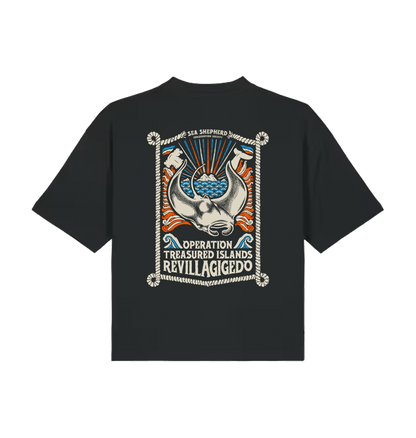 Black Printed T-shirt Back