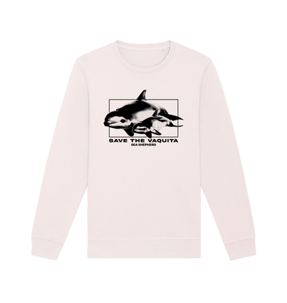 Vintage White Printed Sweater Front