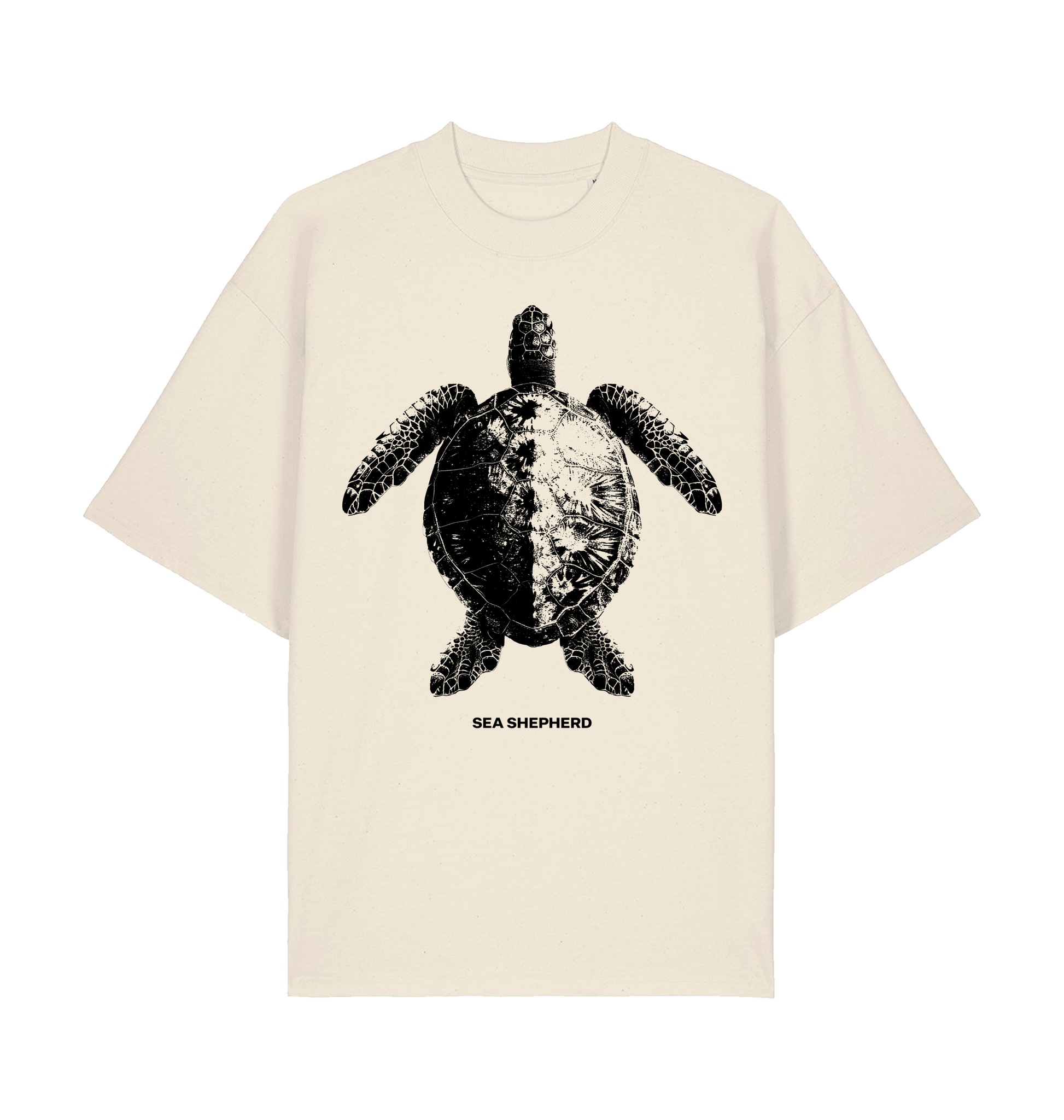 Natural Raw Printed T-shirt Front