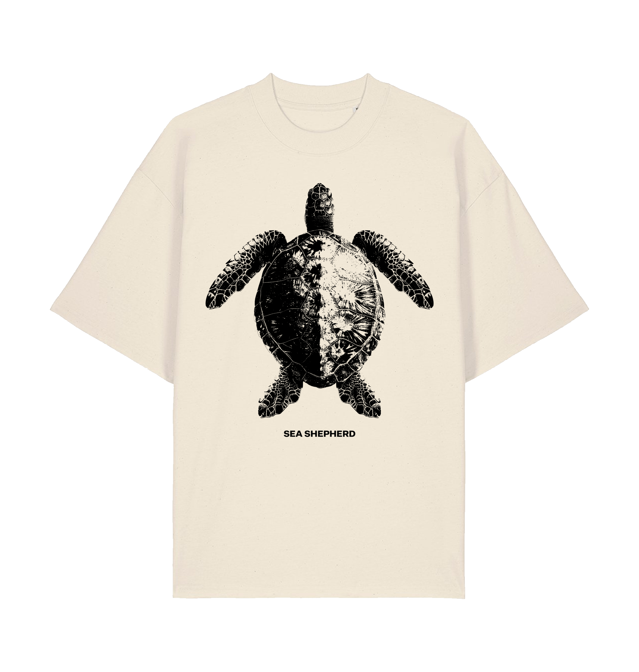 Natural Raw Printed T-shirt Front