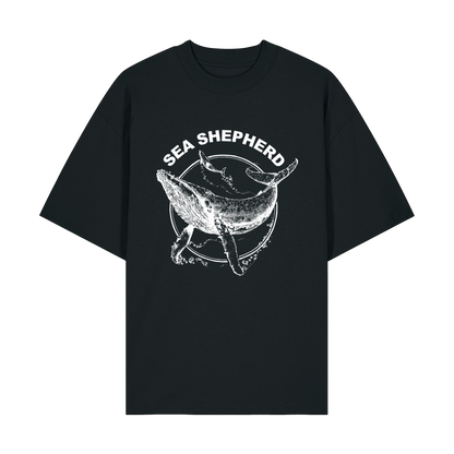 Black Printed T-shirt Front