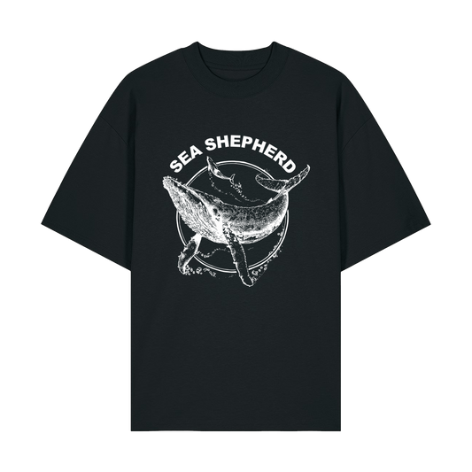 Black Printed T-shirt Front