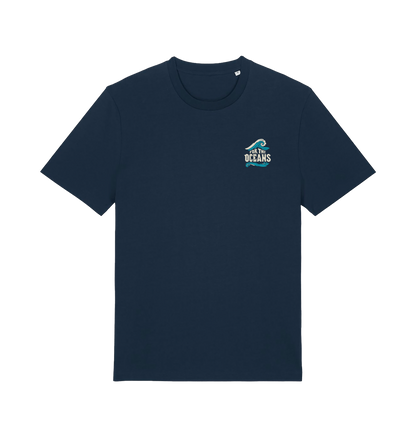 French Navy Printed T-shirt Front