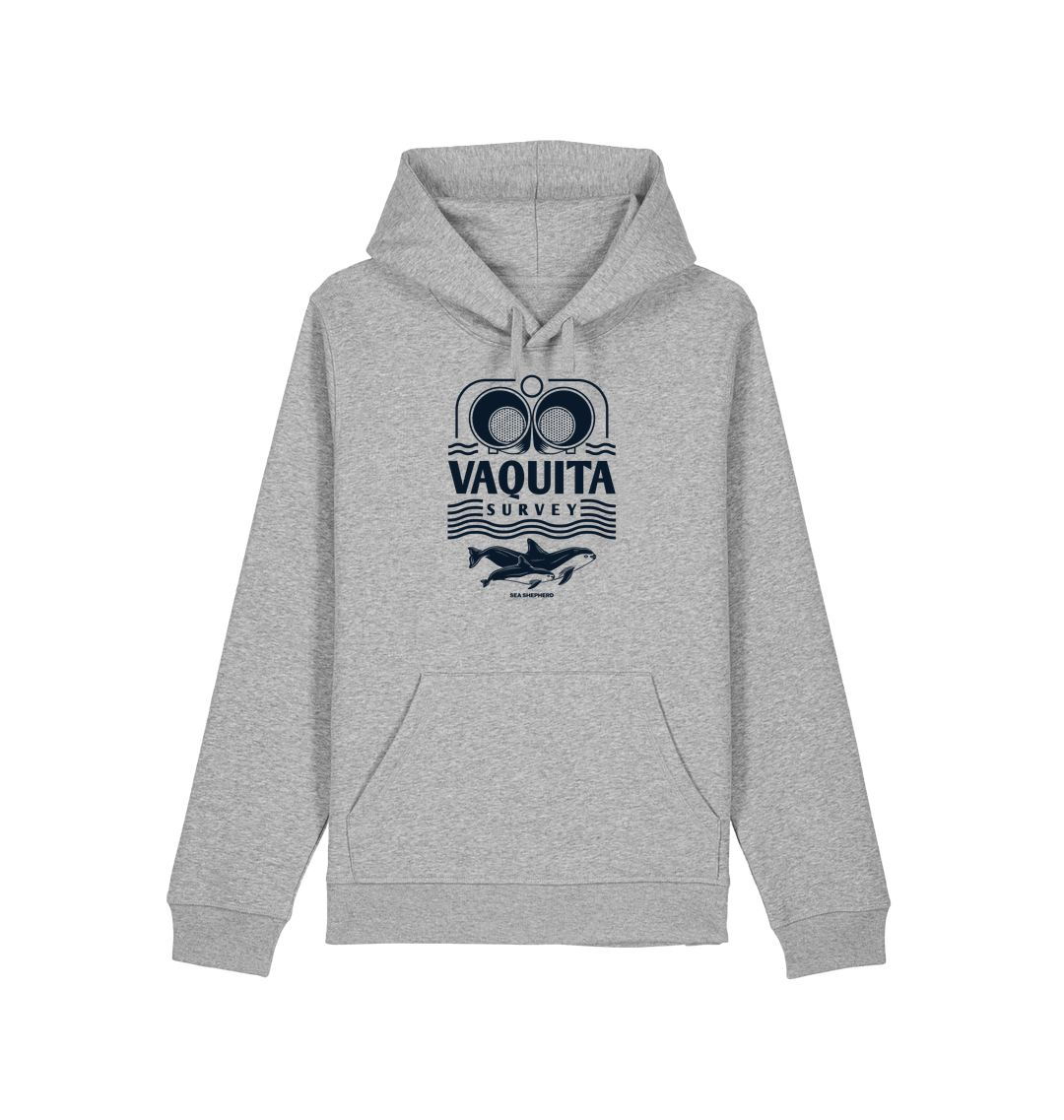 Heather Grey Printed Hoody Front