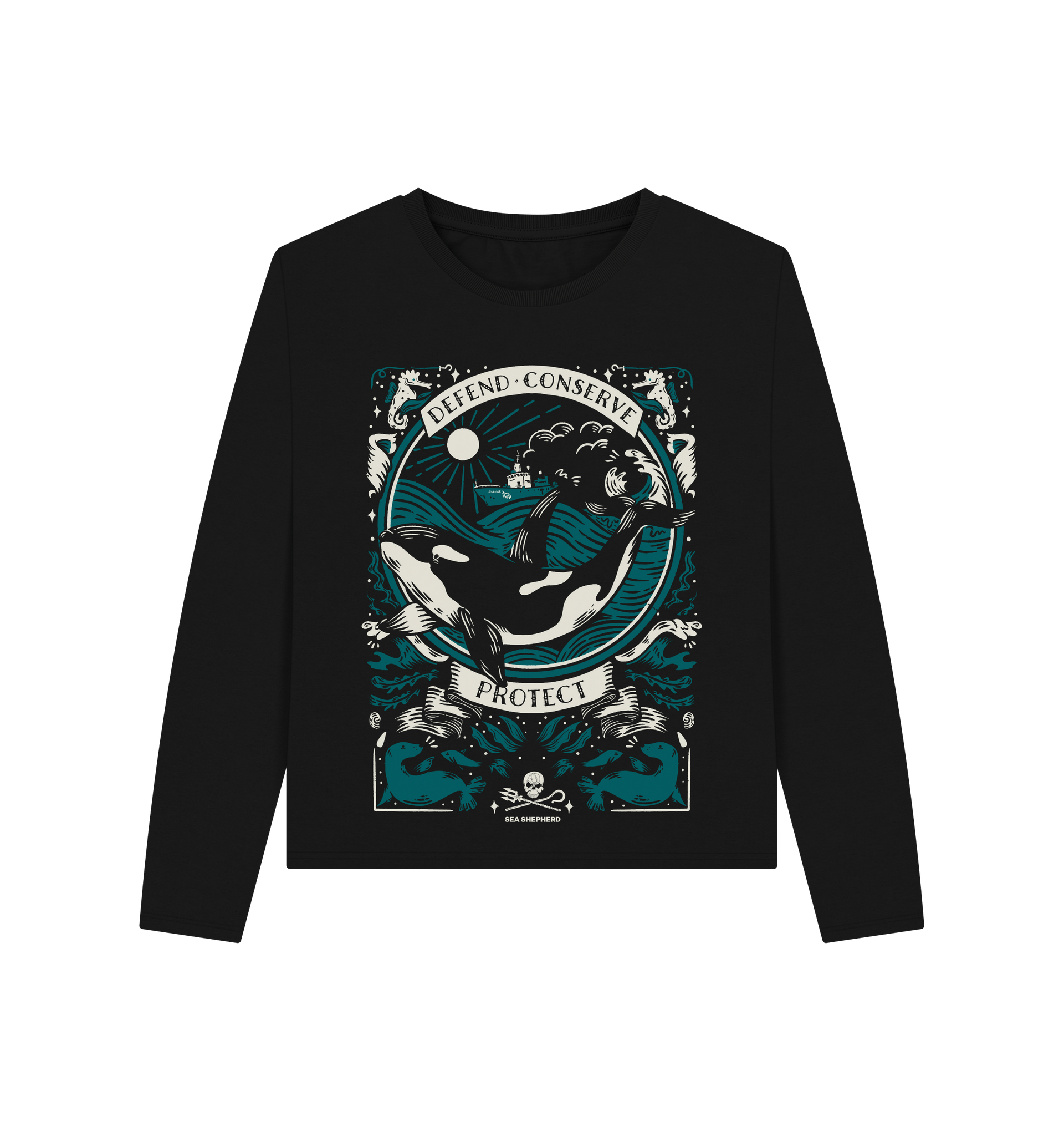 Orca Conservation T-shirt | Protect Marine Life | Sea