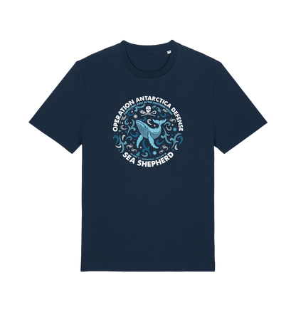 French Navy Printed T-shirt Front