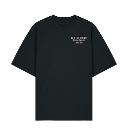 Black Printed T-shirt Front