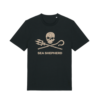 Black Printed T-shirt Front
