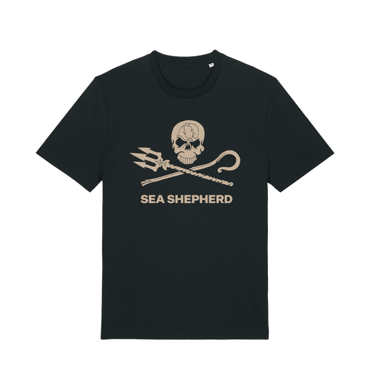 Black Printed T-shirt Front
