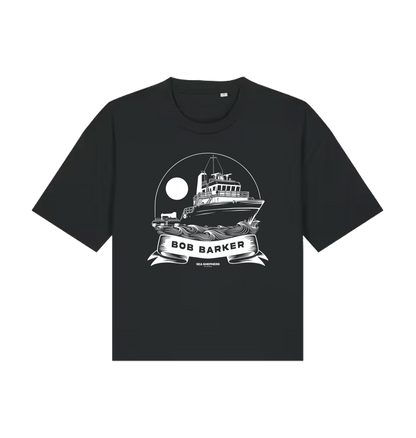 Black Printed T-shirt Front