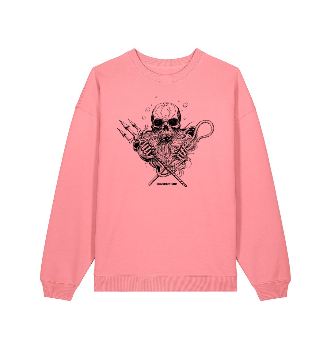 Pink Joy Printed Sweater Front