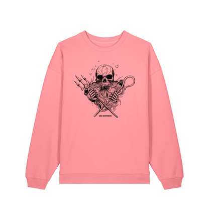 Pink Joy Printed Sweater Front