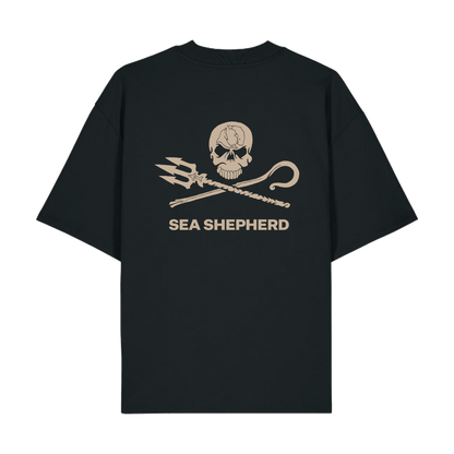 Black Printed T-shirt Back