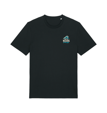Black Printed T-shirt Front