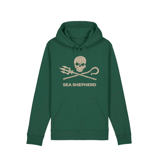 Bottle Green Printed Hoody