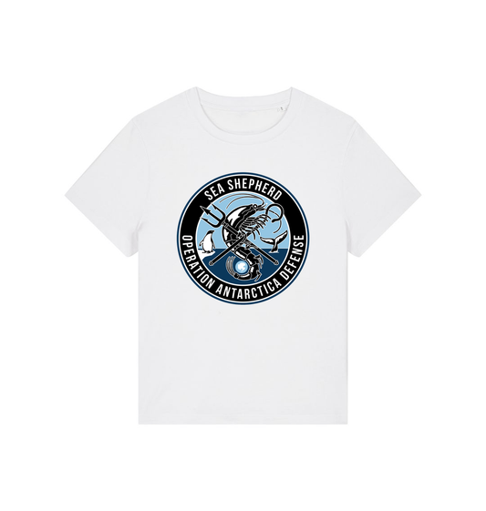White Printed T-shirt Front