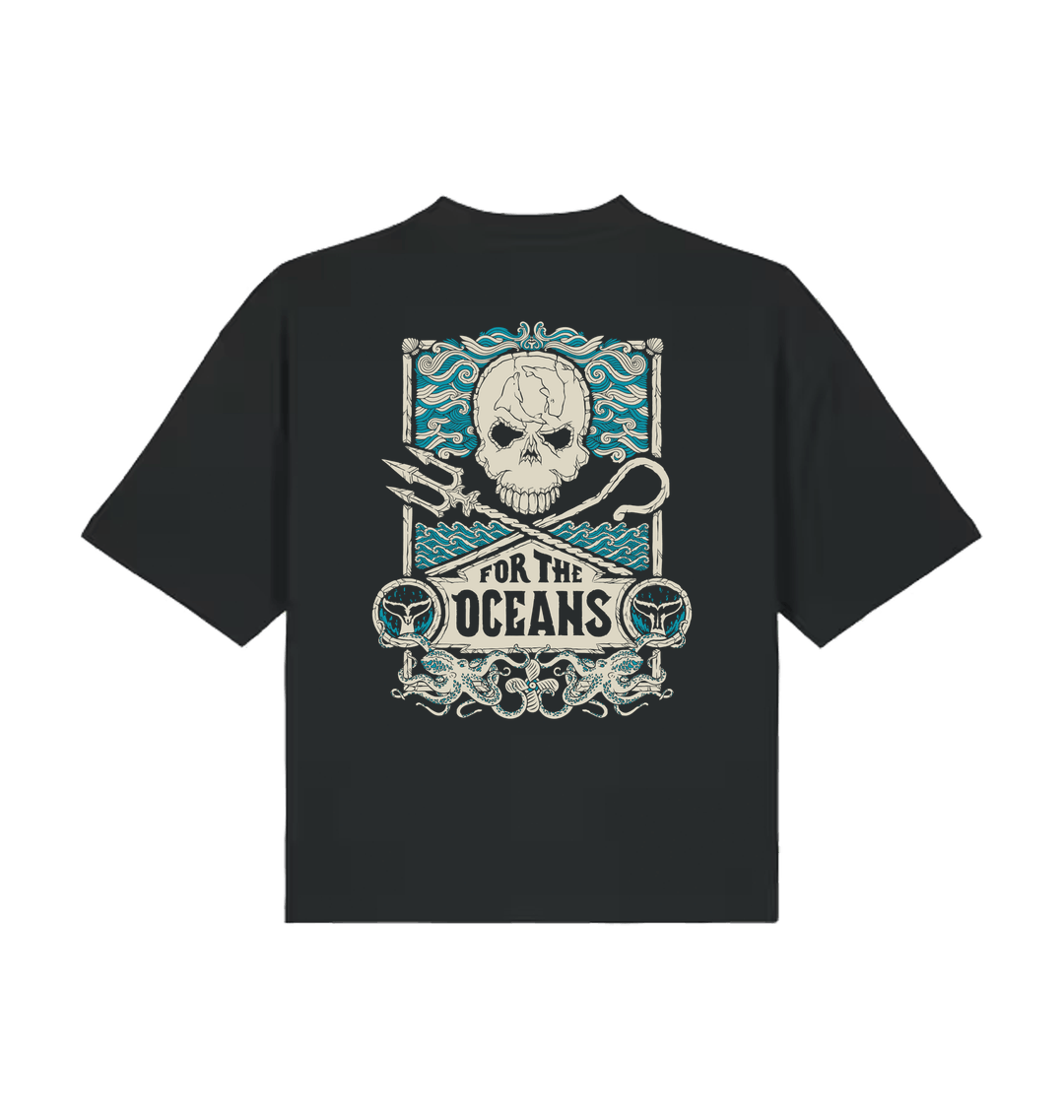 Black Printed T-shirt Back