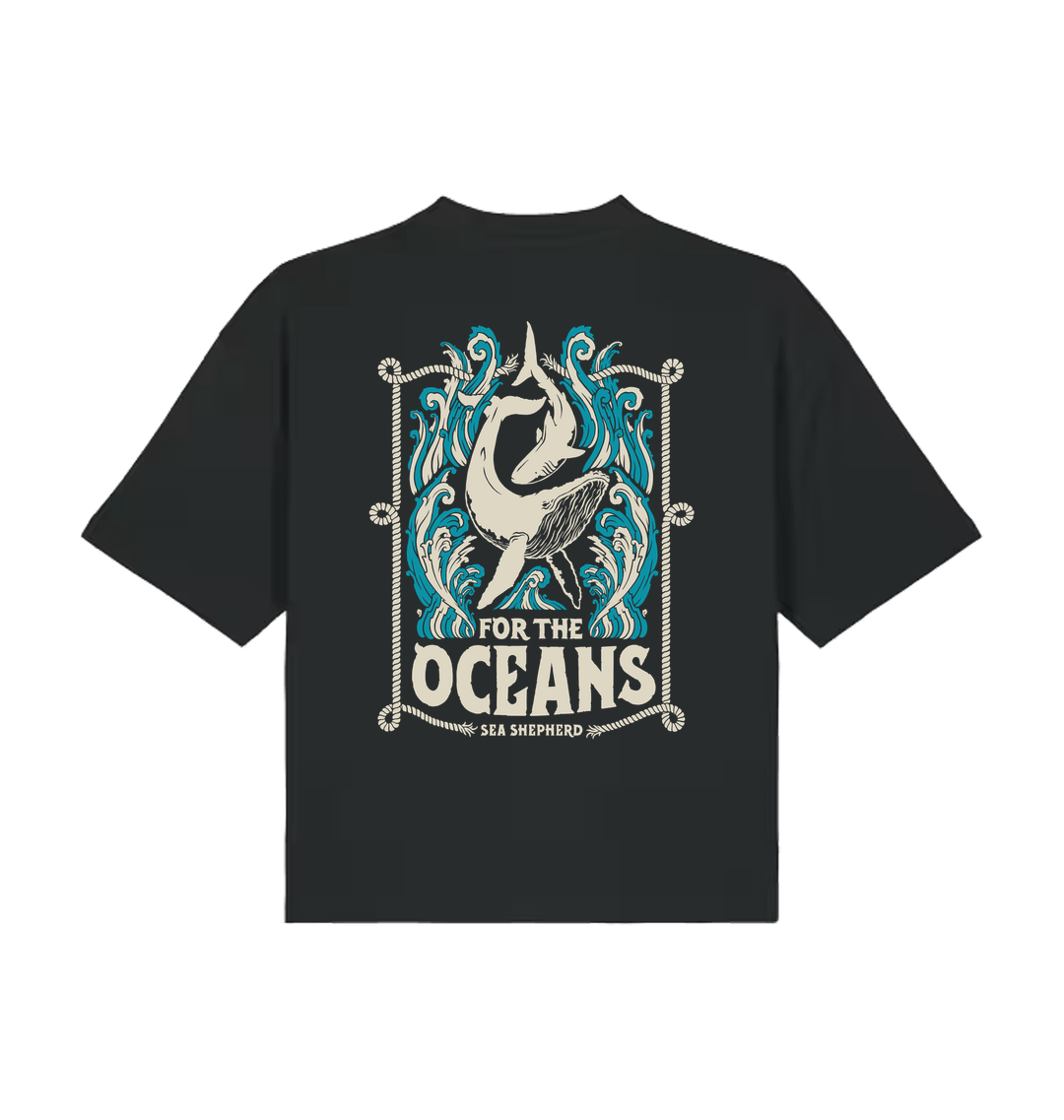 Black Printed T-shirt Back