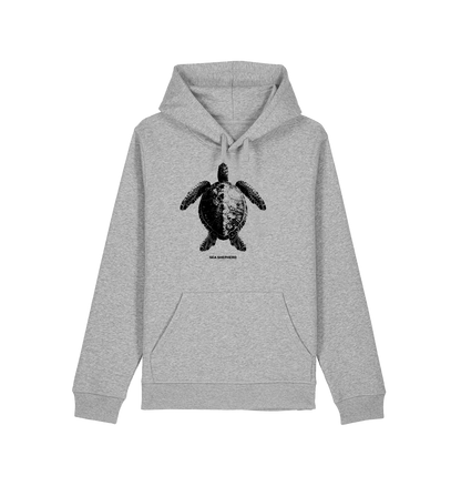 Heather Grey Printed Hoody