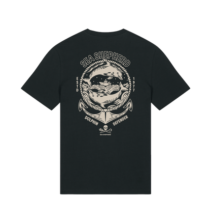 Black Printed T-shirt Back