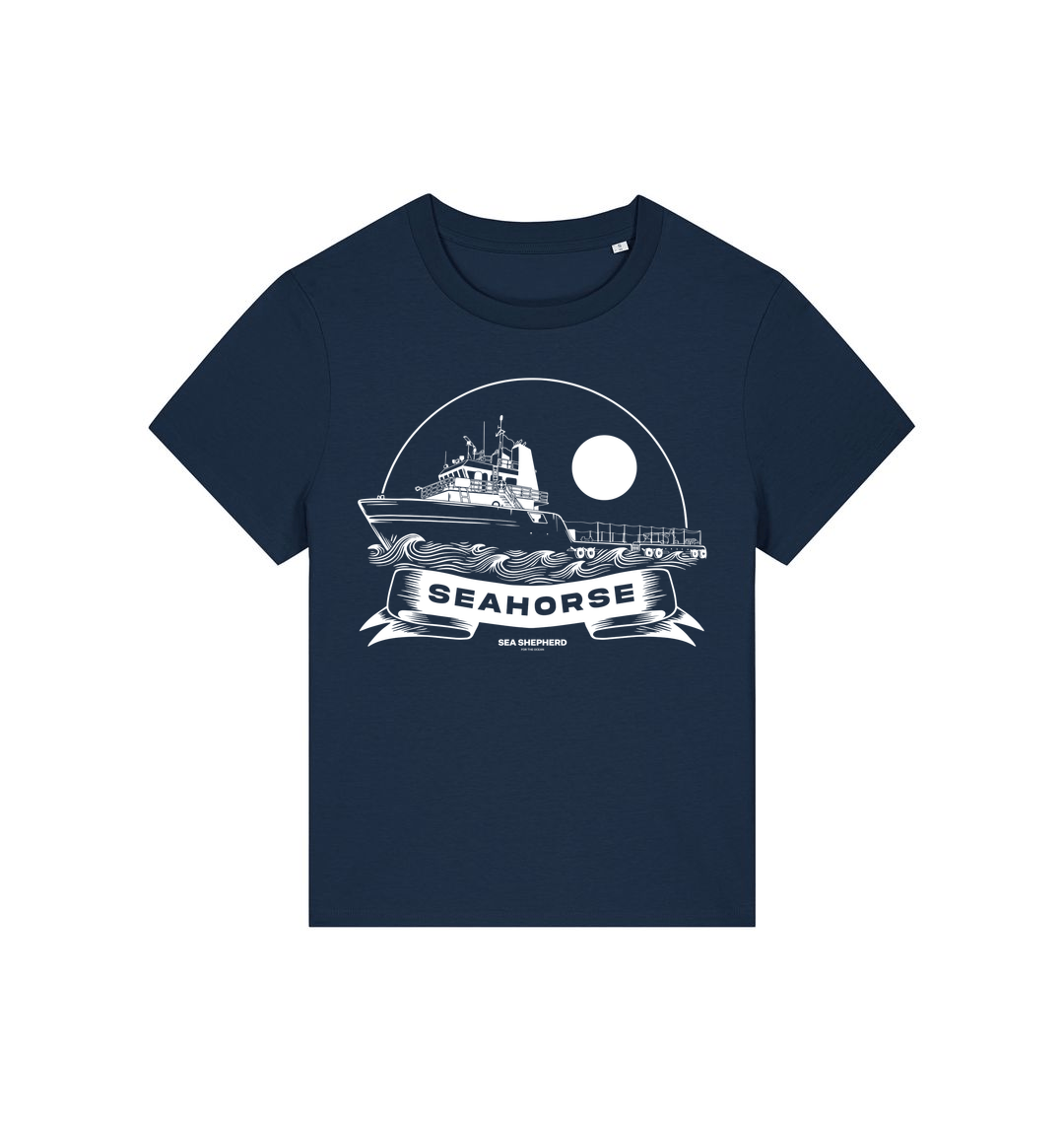 French Navy Printed T-shirt