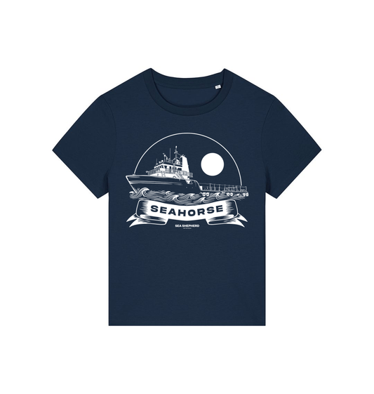 French Navy Printed T-shirt