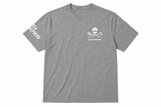 Kids Tee "Jolly Roger" - Grey Melange