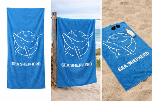 Classic Logo Towel Blue - Blue
