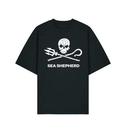 Black Printed T-shirt Front