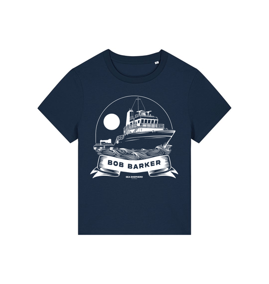 French Navy Printed T-shirt